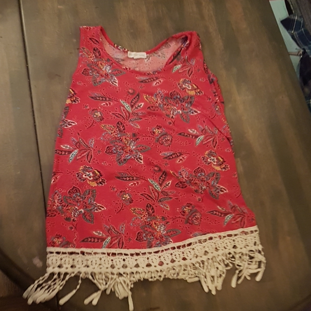 Red tanktop